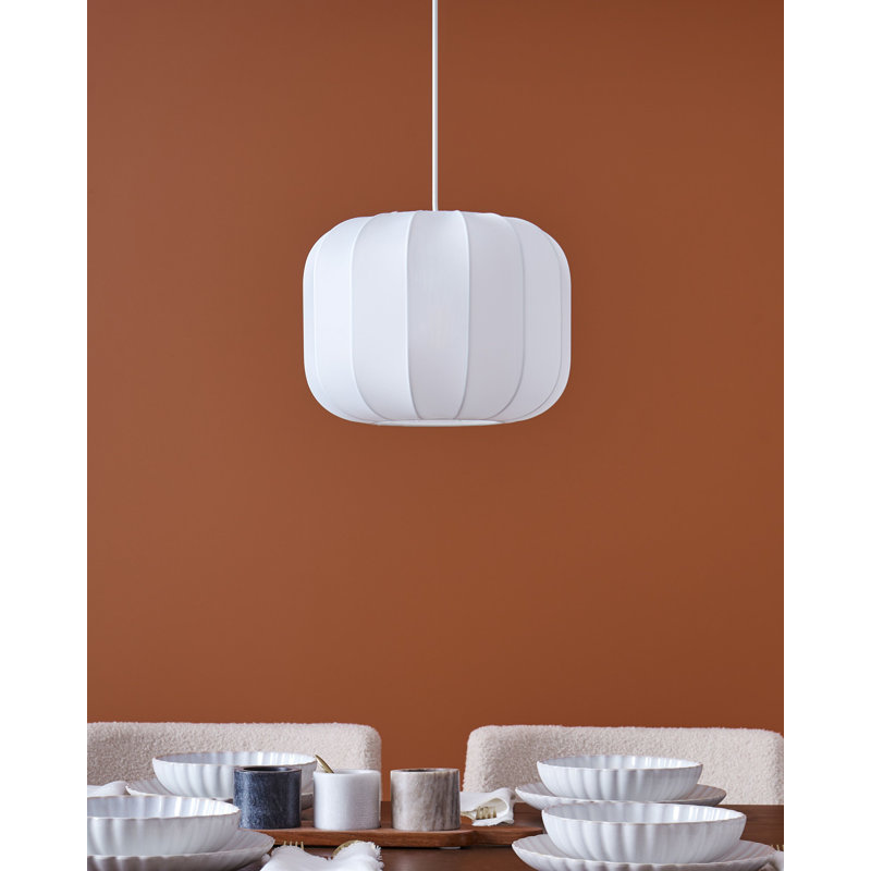Bernaldo 1 - Light Matte Drum Pendant