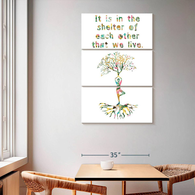 Arbre de yoga Tergel, H 65 po x l 42 po
