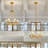 6-light Modern Chandelier Farmhouse Glass Pendant For Living Room Dining Room-1428359368