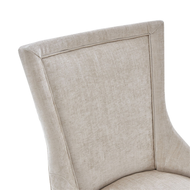Set Of Two Dining Chairs With Soft Upholstery And Sturdy Construction