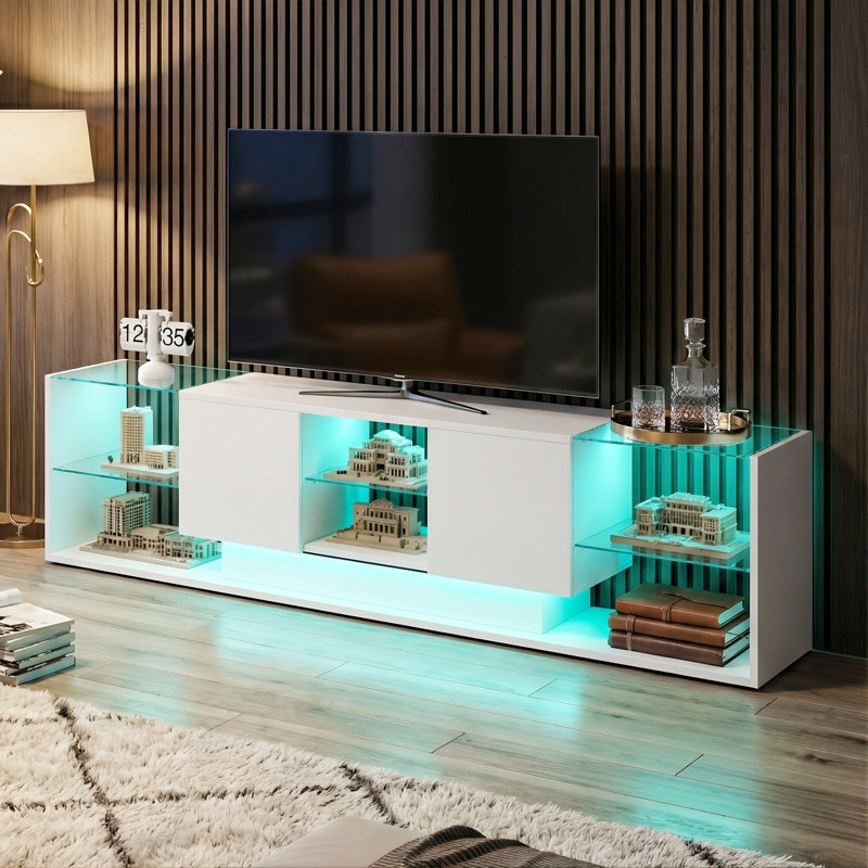 TV Stand for TVs up to 88", White