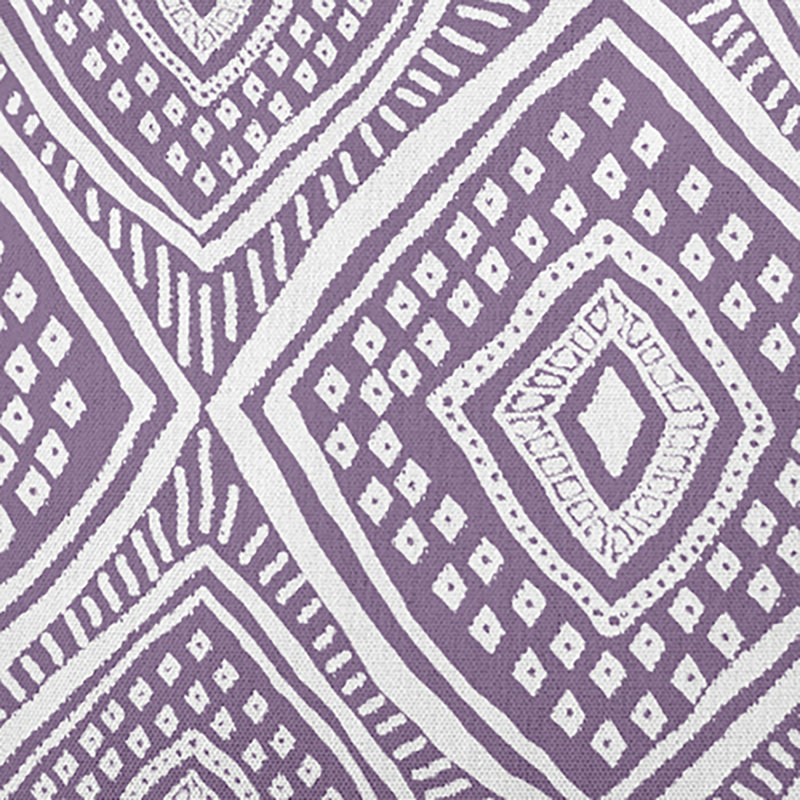 Upscale Getaway Outdoor Reversible Throw Pillow, Purple, 18" x 18"