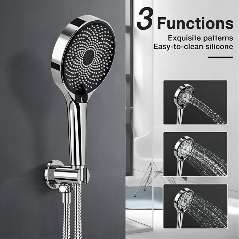 10'' Complete Shower System with Rough in-Valve, Chrome