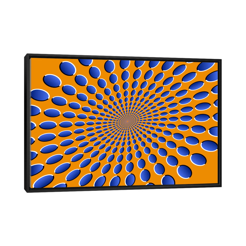 Karlskrona " Optical Illusions " by Michael Tompsett, 18" H x 26" W x 1.5" D, Black Framed Canvas, No Mat
