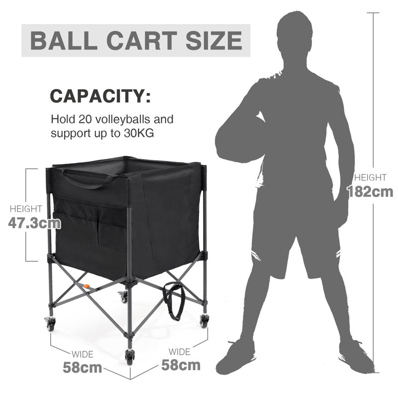 Plastic Freestanding Sports Rack