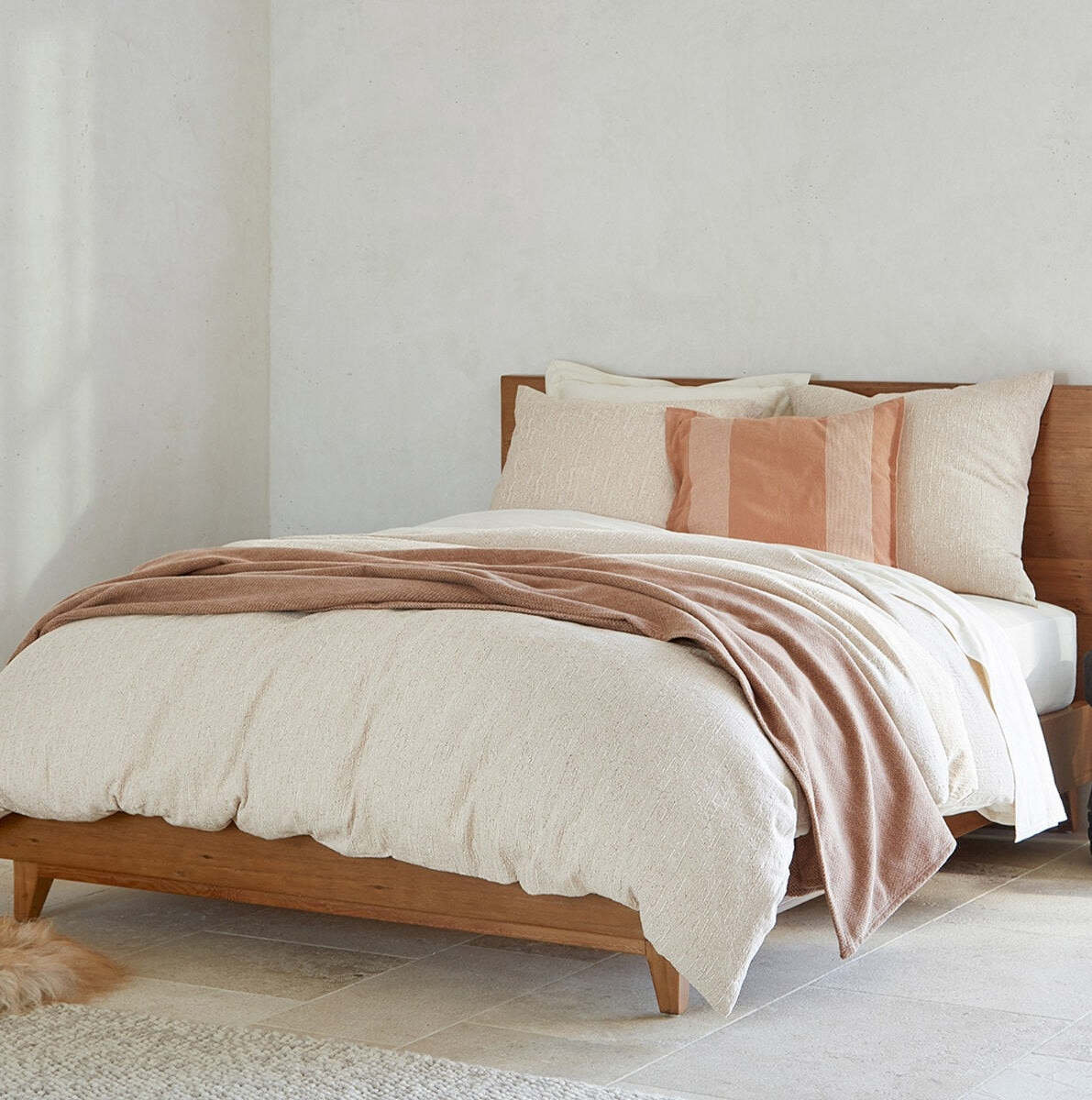 Toro Canyon Organic Cotton Shams, Euro, Nutmeg