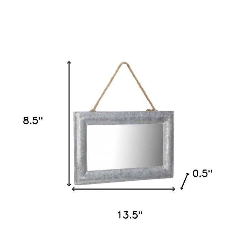 Hashveer Metal Flat Wall Mirror