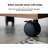 Adjustable Height Rolling C-Shape Side Table, Small Wooden Sofa Coffee Table with 360° Swivel for Living Room-1044522764
