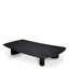 Coffee Table Bergman Charcoal Gray Oak Veneer - Legs Set Of 3-773683679