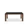 Omnia Extendable Table with Rectangular Top and Wooden Legs