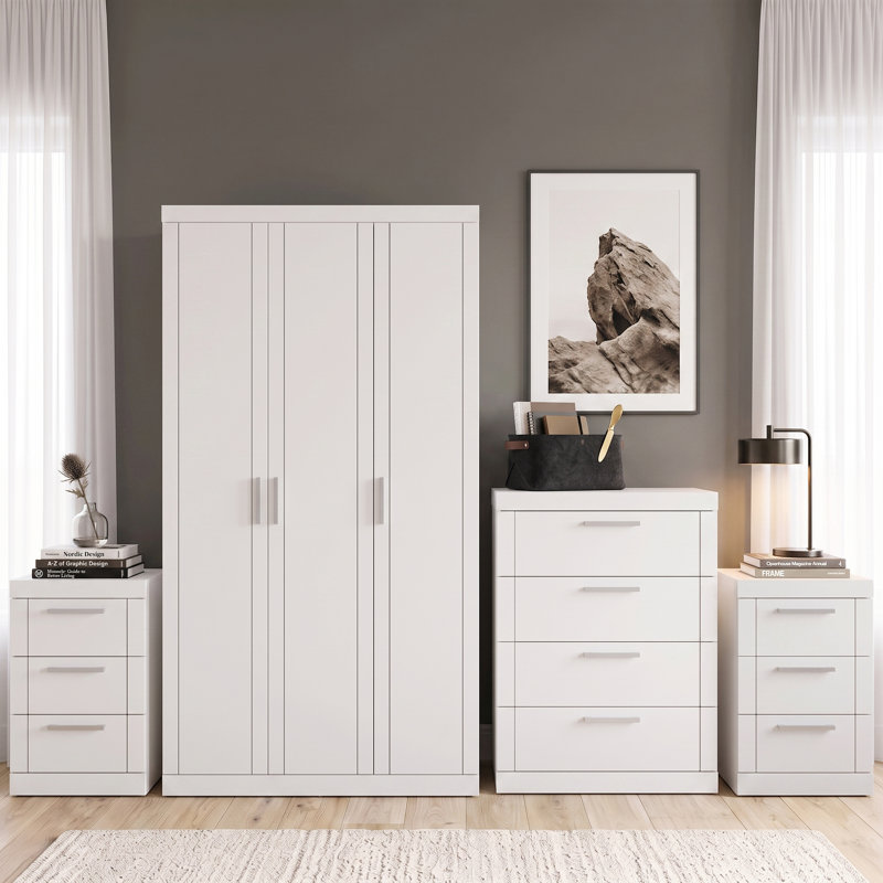 Kimberley 4 Piece Bedroom Set, White