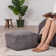 Icon Bernhard Square Corduroy Pouffe