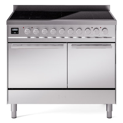ILVE Professional Plus II Series 40 inch Induction Range with 6 Induction Elements (Solid Door)