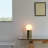 Kai 11 in. Modern LED Bedside Globe Table Lamp with Built-In Dimmer