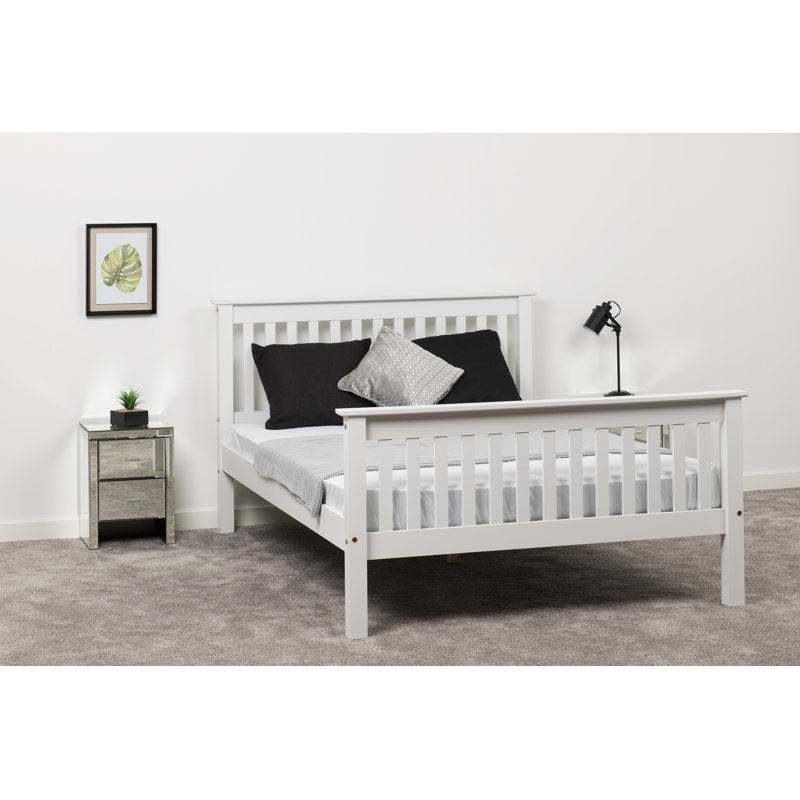 Ursina Bed Frame, White, Small Double (4')