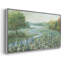 Meandering Stream- Framed Gallery Wrapped Canvas -Ready to Hang-739549997-739549995