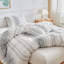  3-Piece Microfiber Tufted Chenille Duvet Cover Set-356783698-356783704