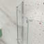 Porte de douche pivotante universelle à ajustement de 1 3/8 po avec finition en verre trempé de 1/4 po-111692015