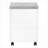 File Cabinets, Rolling Mobile 3-Drawer, Printer Stand Storage, Contemporary Modern, Snow White Slate Gray Cement Laminate | White | Particle Board-1469852169