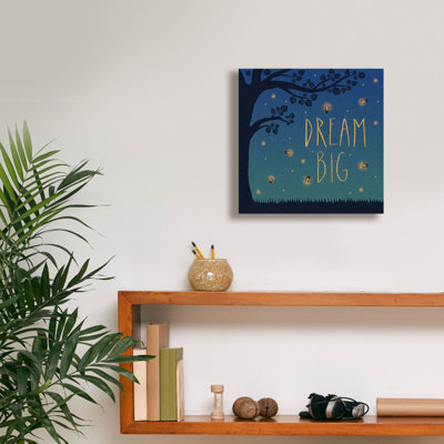 «Twilight Fireflies 1» par Laura Marshall, art mural sur toile