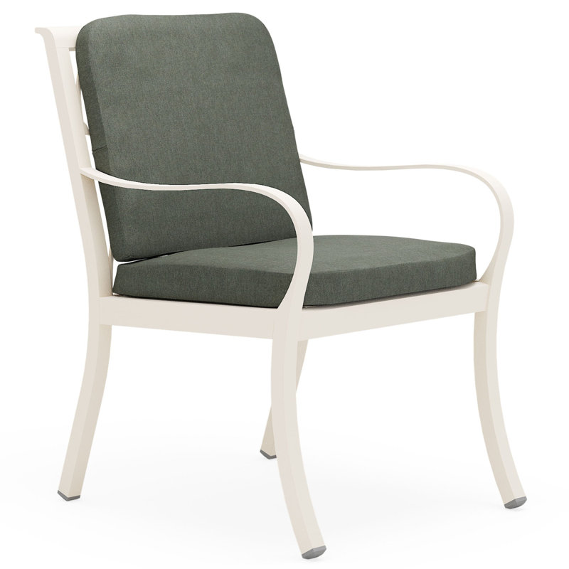 Scala Outdoor Dining Armchair, Canvas Spa, Oyster