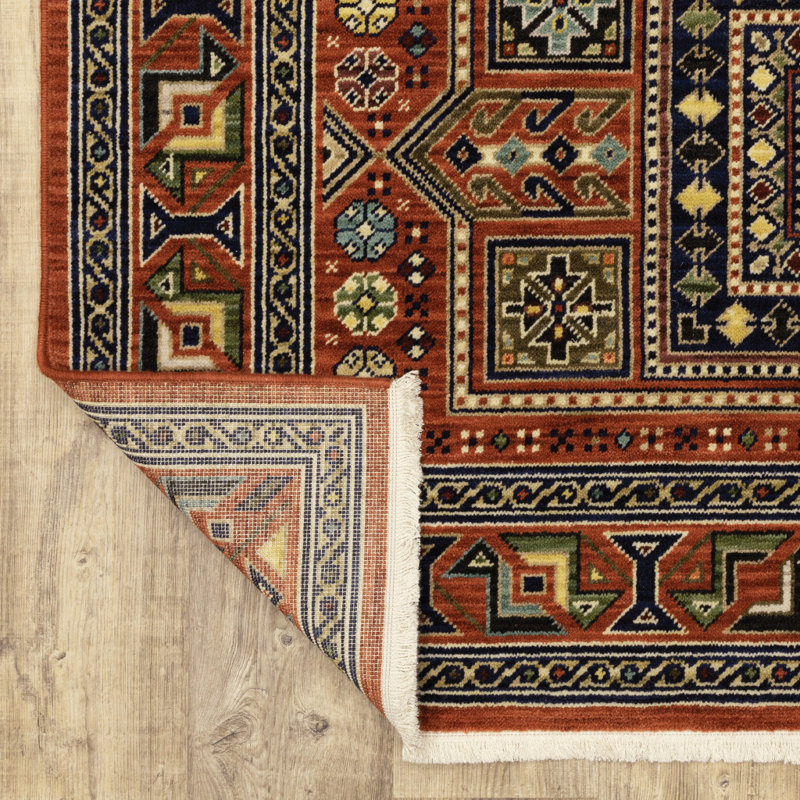 Oaklynn Performance Oriental Indoor Rug, Rectangle 5'3" x 7'6"