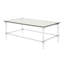 Ultra-Modern Tempered Glass and Acrylic Coffee Table