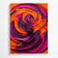 Art mural abstrait sur toile rouge figuratif-336404937