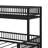 Twin XL Over Queen Floor Bunk Bed With Ladder & Guardrails-2045951131-2045951127