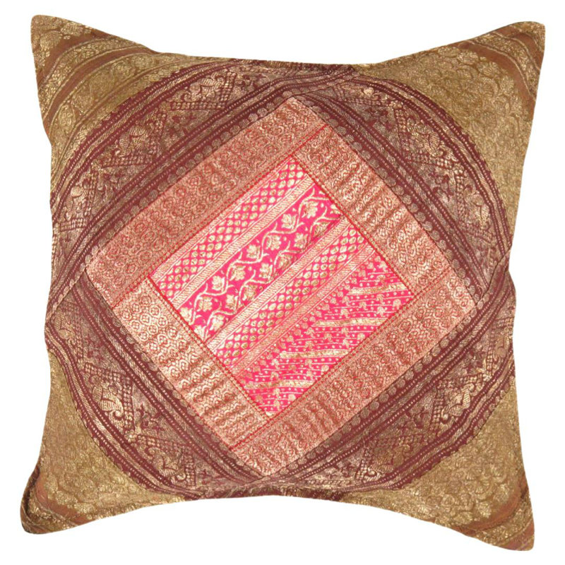 Square Pillow Cover, Persian Pink