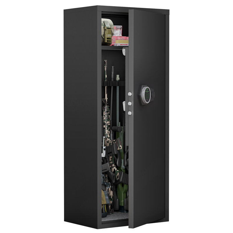 Steel Gun Cabinet With Biometric Lock