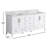 73'' Double Bathroom Vanity with Carrara Marble Top-1978334384