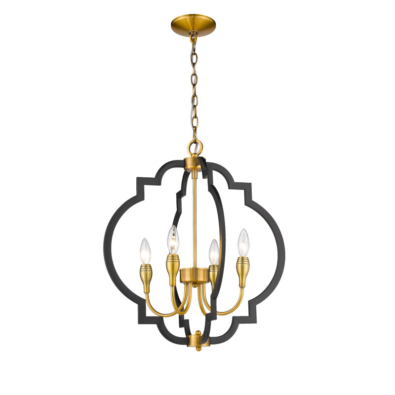 Lustre globe à 4 lumières