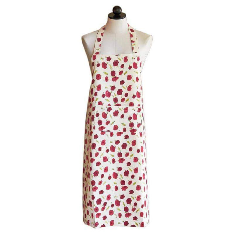 Poppies 32" W x 36" L Apron