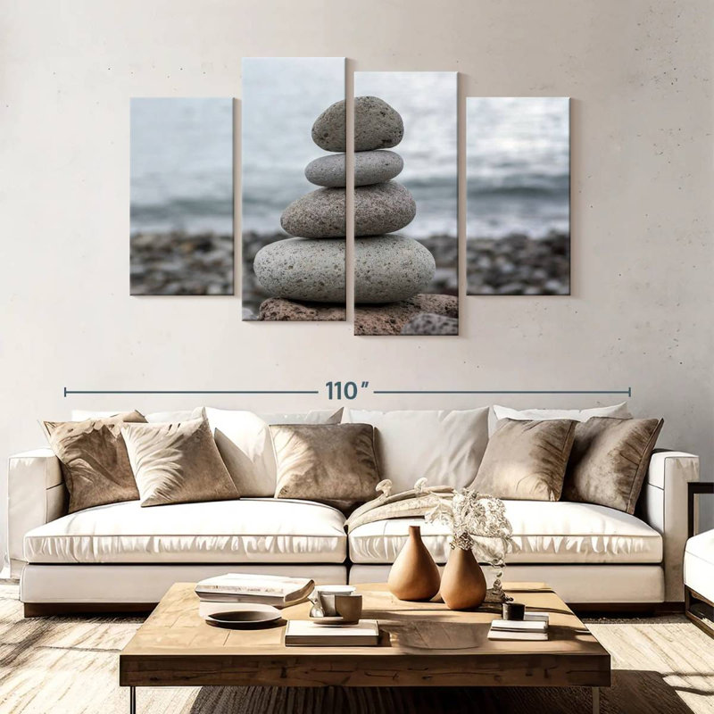 Kerrick Stacked Stones, 54" H x 84" W