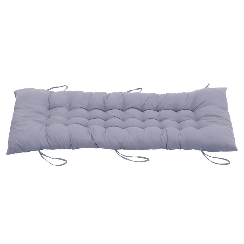 Ebern Designs Extra-Thick Multi-Purpose Lounge Chair Cushion, 110 cm W x 40 cm D, Grey