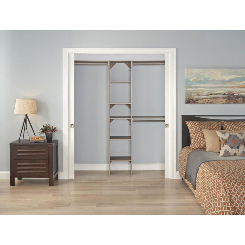 112'' Engineered Wood Clothing Rack