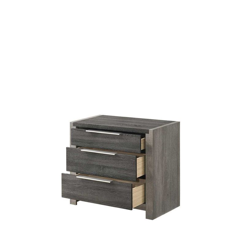 Jehoram Nightstand, Dark Grey