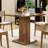 35.5"W Pedestal Dining Table-1835715448