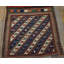 Tribal Geometric Antique Colorful Caucasian Soumak Saddle Rug