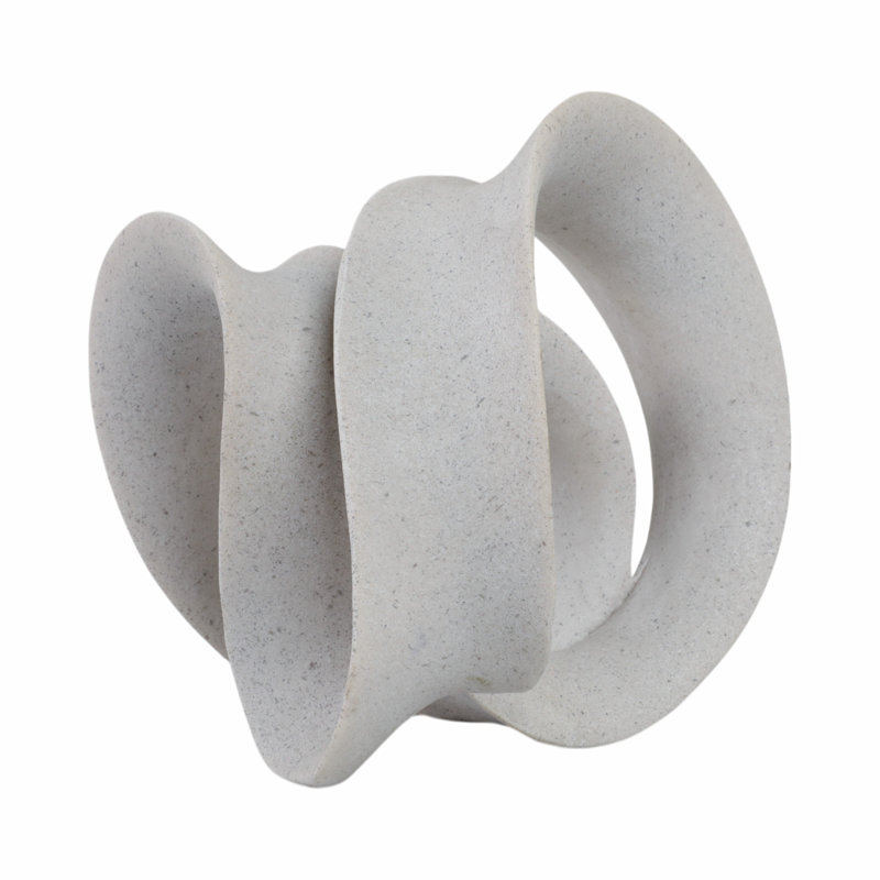 Sagebrook Home 13" Menen Large Loop Statuary, Gray