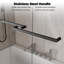 Panneau de verre de porte de douche coulissante pour baignoire et douche-122457197