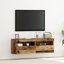 TV Wall Cabinet Engineered Wood 2 Shelving TV Stand-1618303887