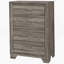 Commode à 4 tiroirs en chêne brun