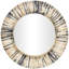 Miroir mural gris