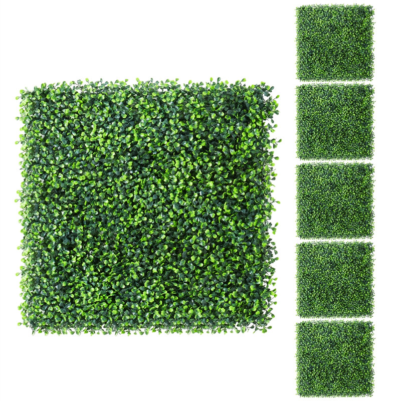 Panneaux de buis artificiels vert avec protection UV