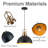 Modern Industrial 11.8" Dome Pendant Light Fixture-645931204-646791167