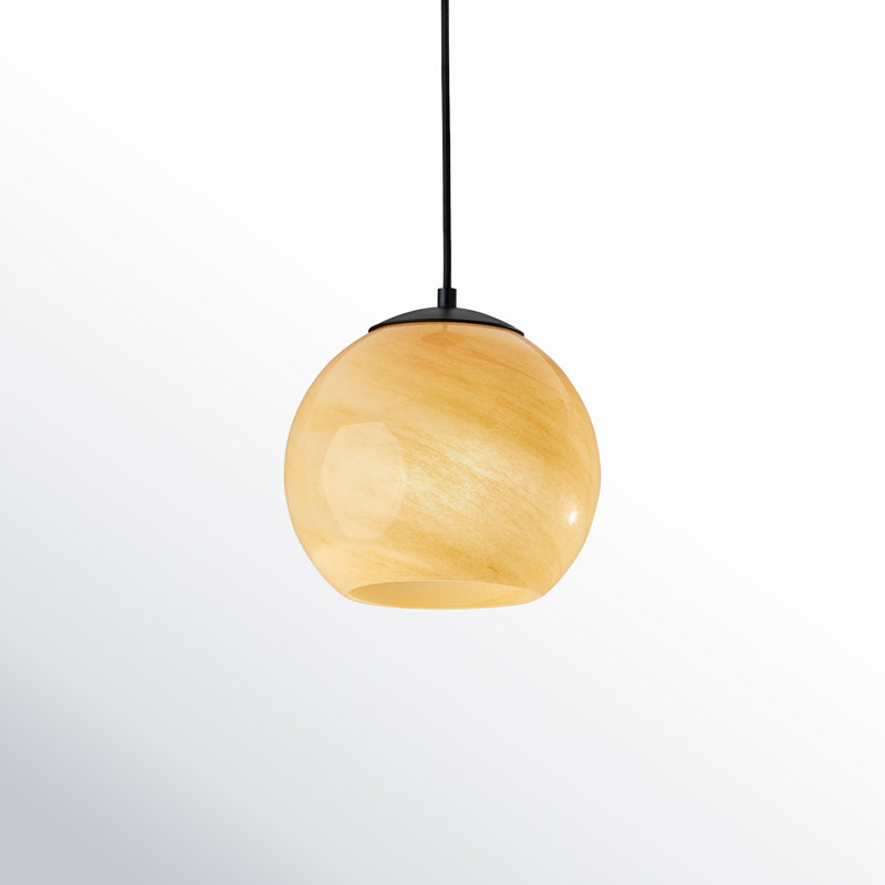 Dounia 1 - Light Black Sphere Pendant