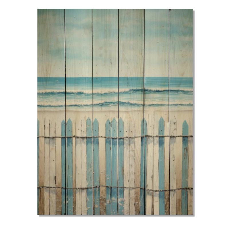 " Minimalism Beach Fence ", 40" H x 30" W x 0.78" D