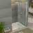 48"- 48 13/16" W x 76" H Single Sliding Frameless Shower Door with 5/16 in. Clear Tempered Glass-53511881
